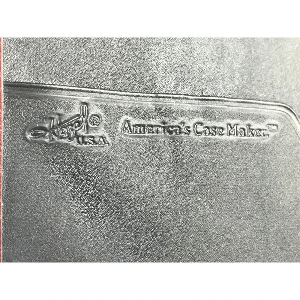 Anheuser-Busch Budweiser Eagle Logo Leather Portfolio Case Folio Hazel USA‎